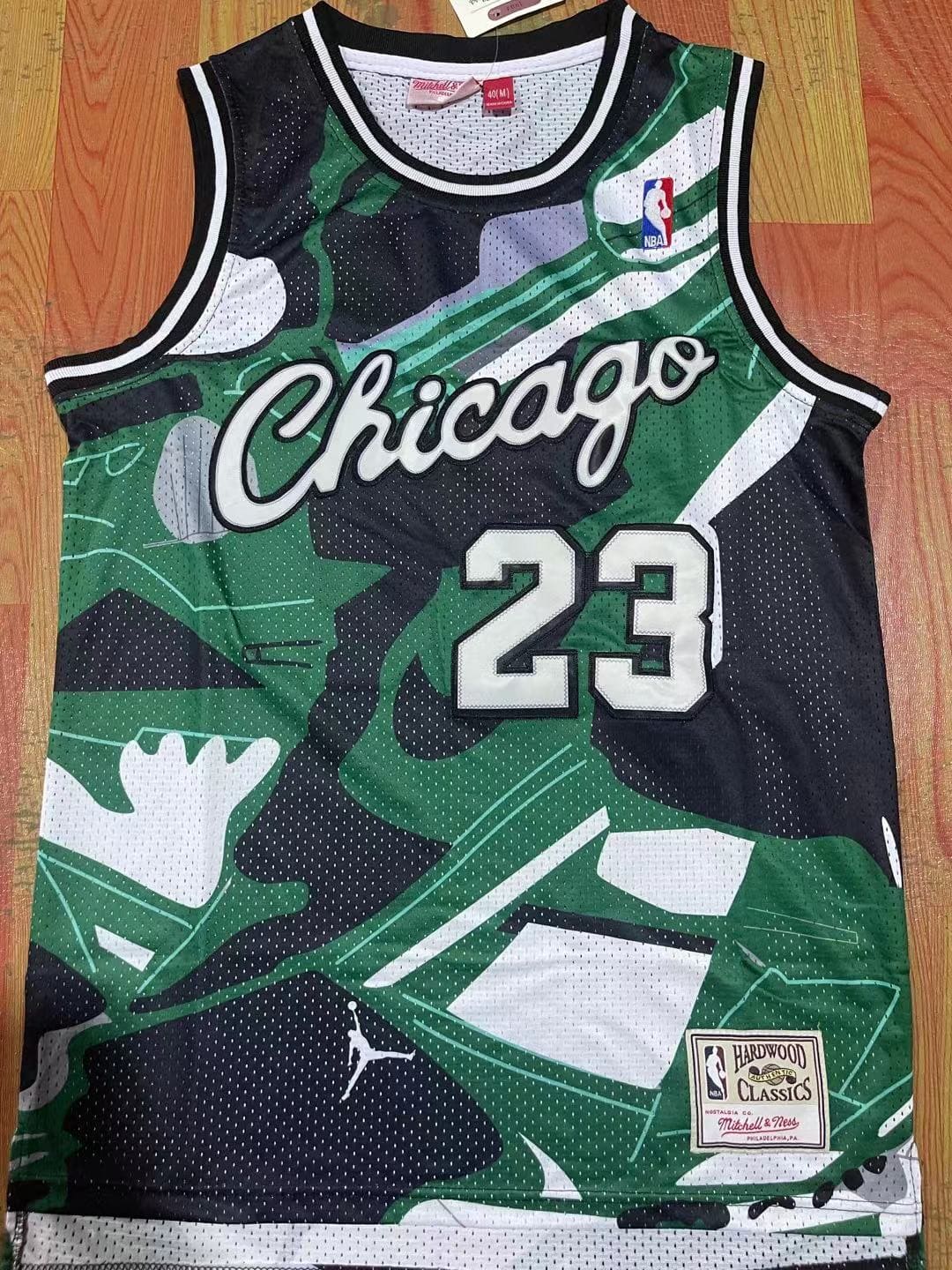Chicago Bulls Maillot Concept Jordan Vert