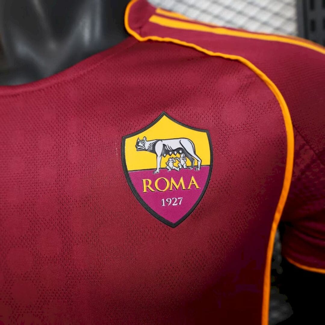 AS Roma 25/26 Maillot Domicile (Sans Sponsor) - Version Player