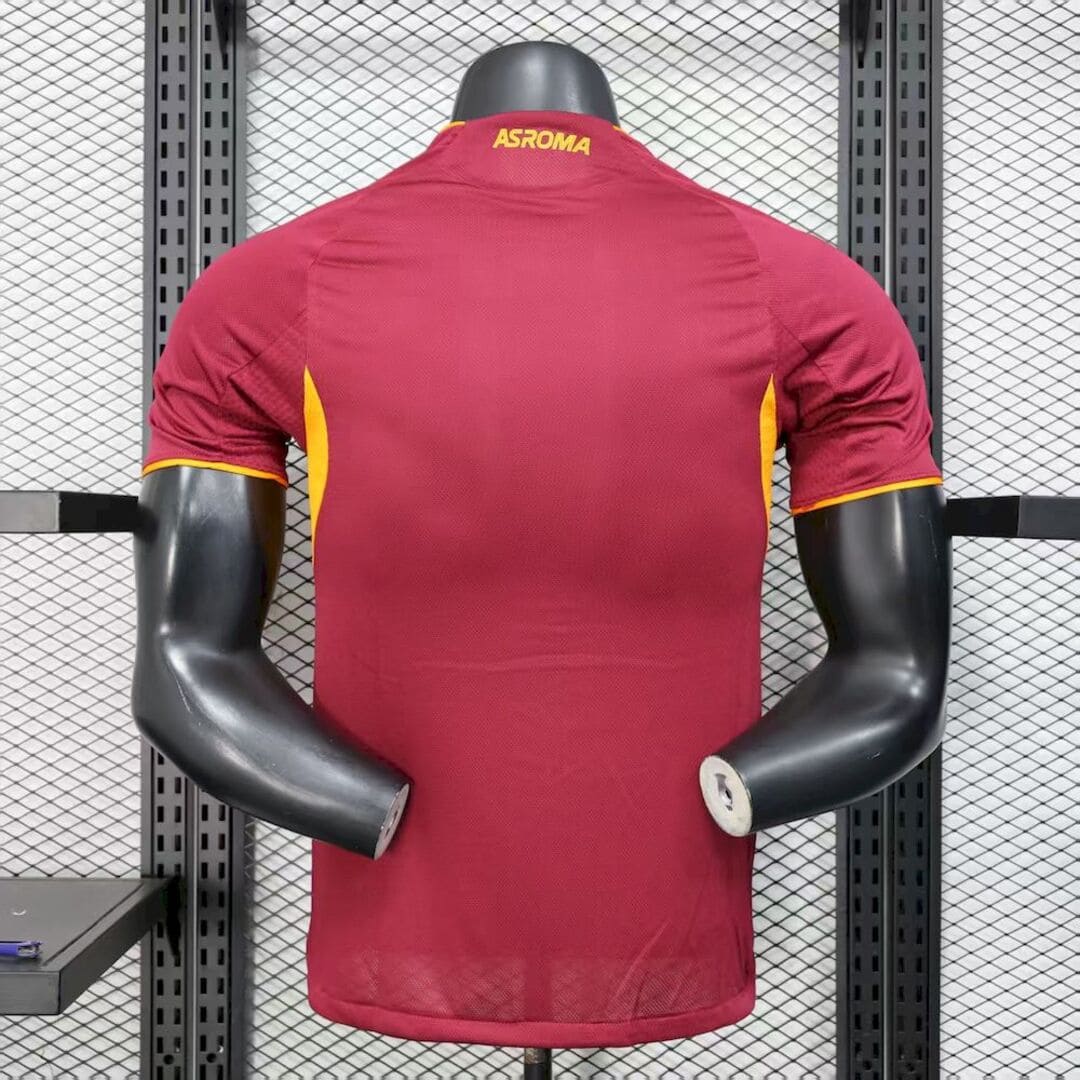 AS Roma 25/26 Maillot Domicile (Sans Sponsor) - Version Player