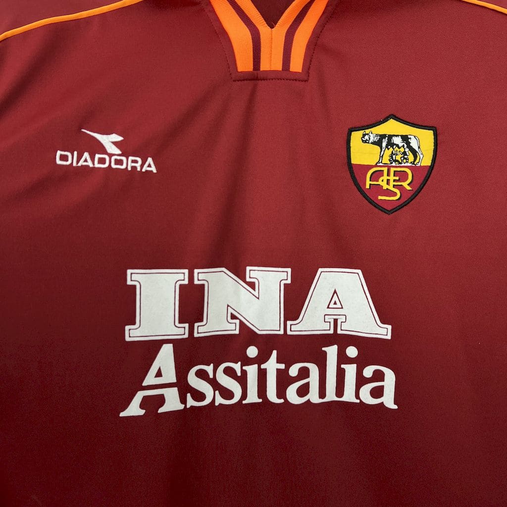As Roma 98/99 Maillot Domicile