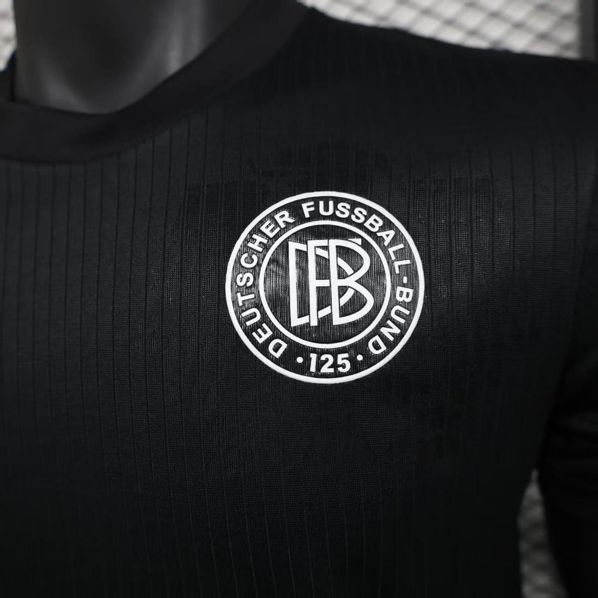 Allemagne 2025 Maillot 125e Anniversaire Noir - Version Player