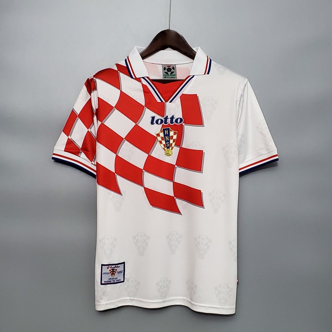 Croatie 1998 Maillot Domicile