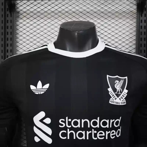 Liverpool 25/26 Maillot Gardien Noir - Version Player