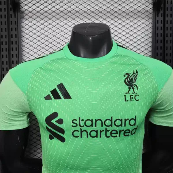 Liverpool 25/26 Maillot Gardien Vert - Version Player