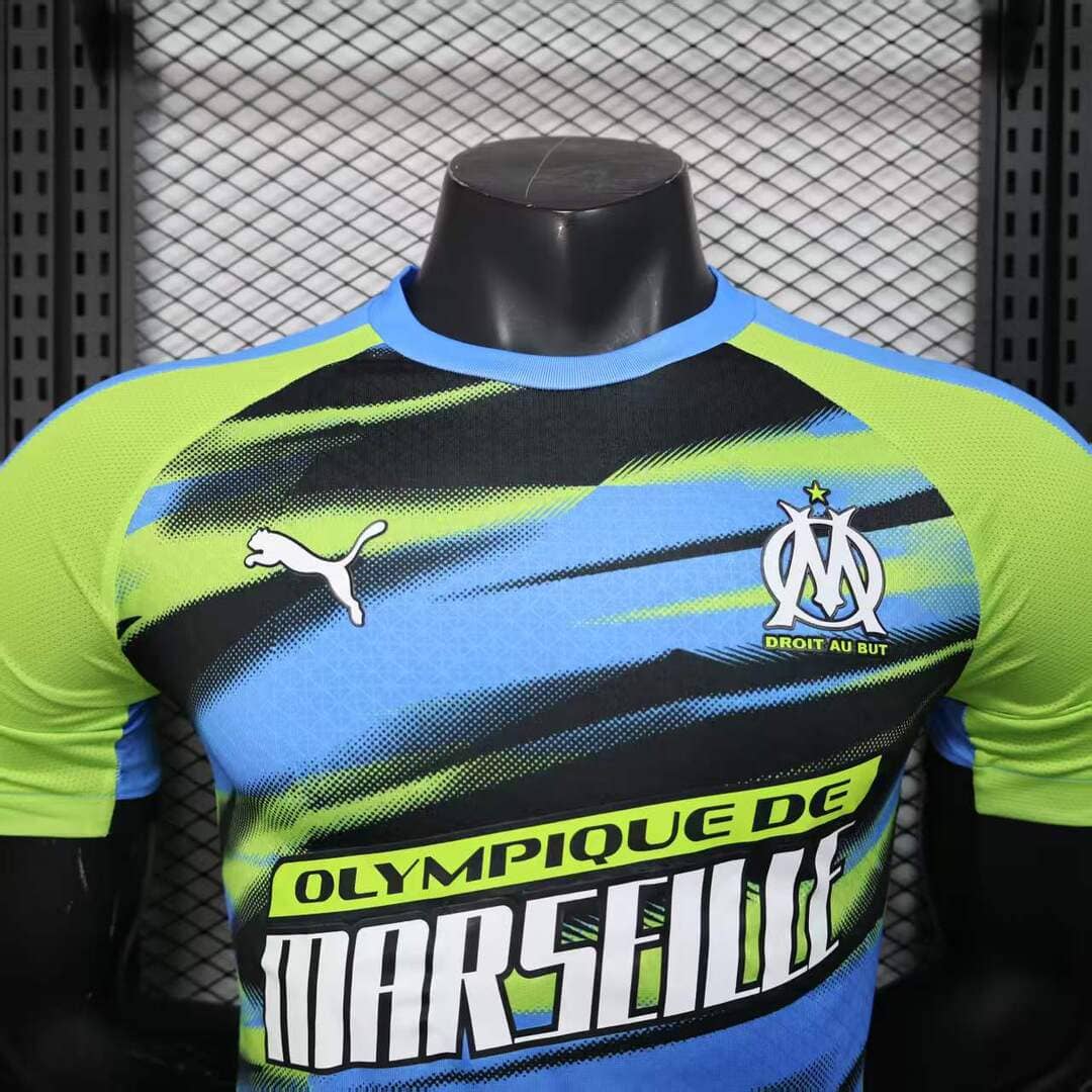 Marseille 25/26 Maillot Entrainement Vert - Version Player