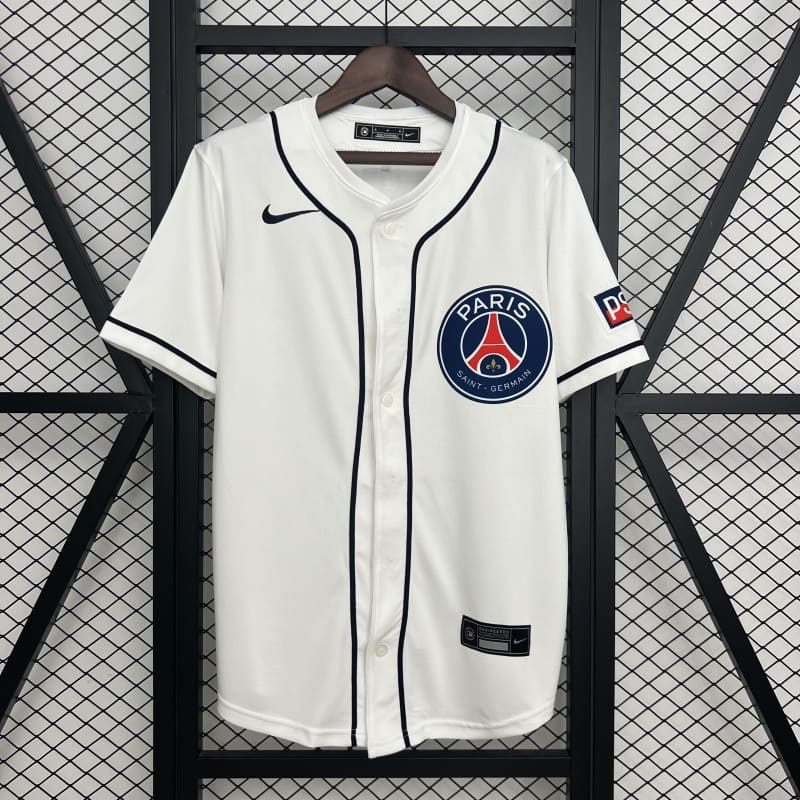 Paris Saint-Germain 25/26 Maillot Baseball Blanc