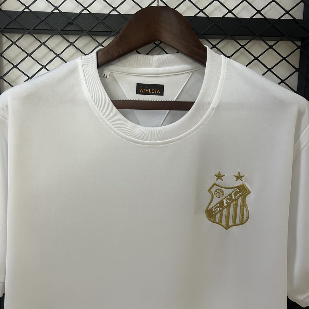 Santos 2025 Maillot Commémoratif Blanc