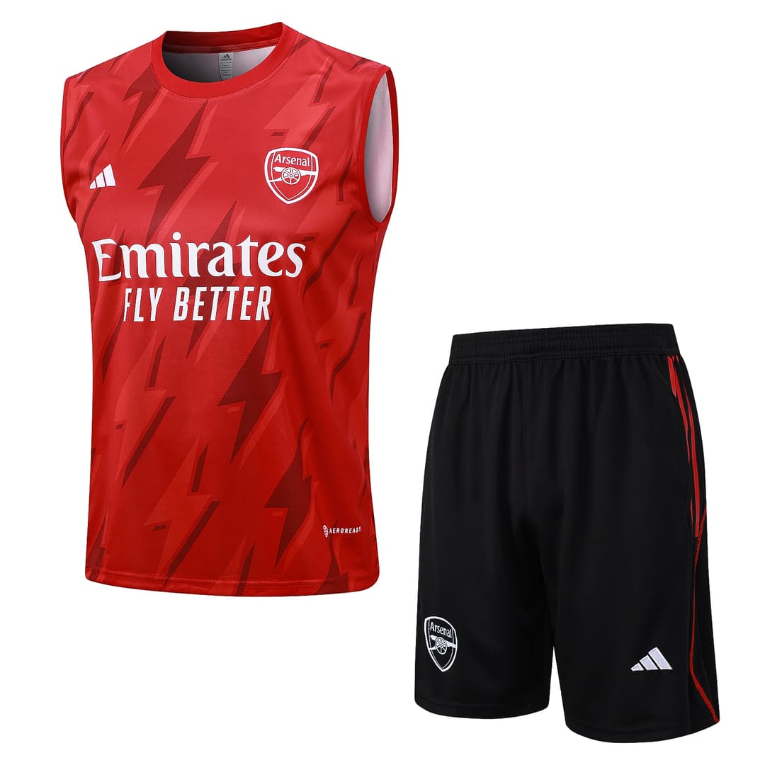 Arsenal 23/24 Débardeur & Short - Rouge