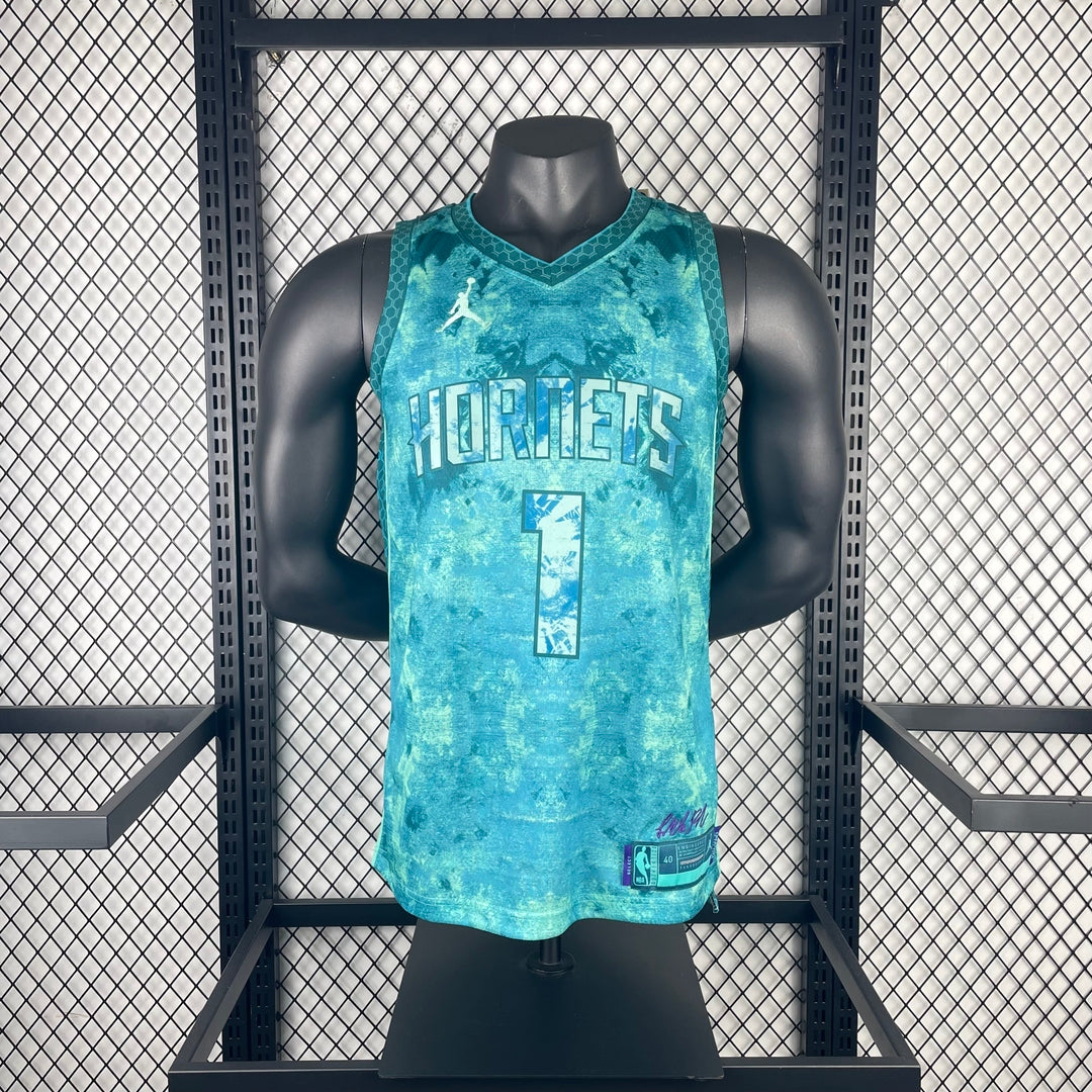 Charlotte Hornets 22/23 Maillot Spécial Bleu