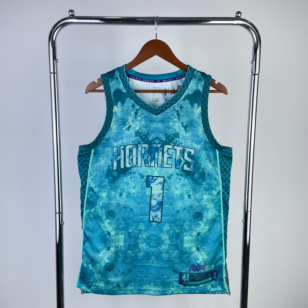 Charlotte Hornets 22/23 Maillot Spécial Bleu