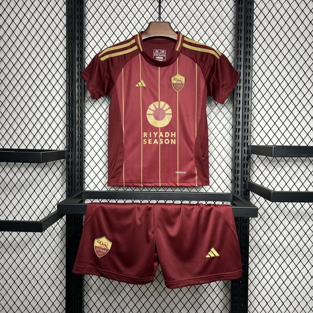 AS Roma 24/25 Maillot Domicile Kit Enfant