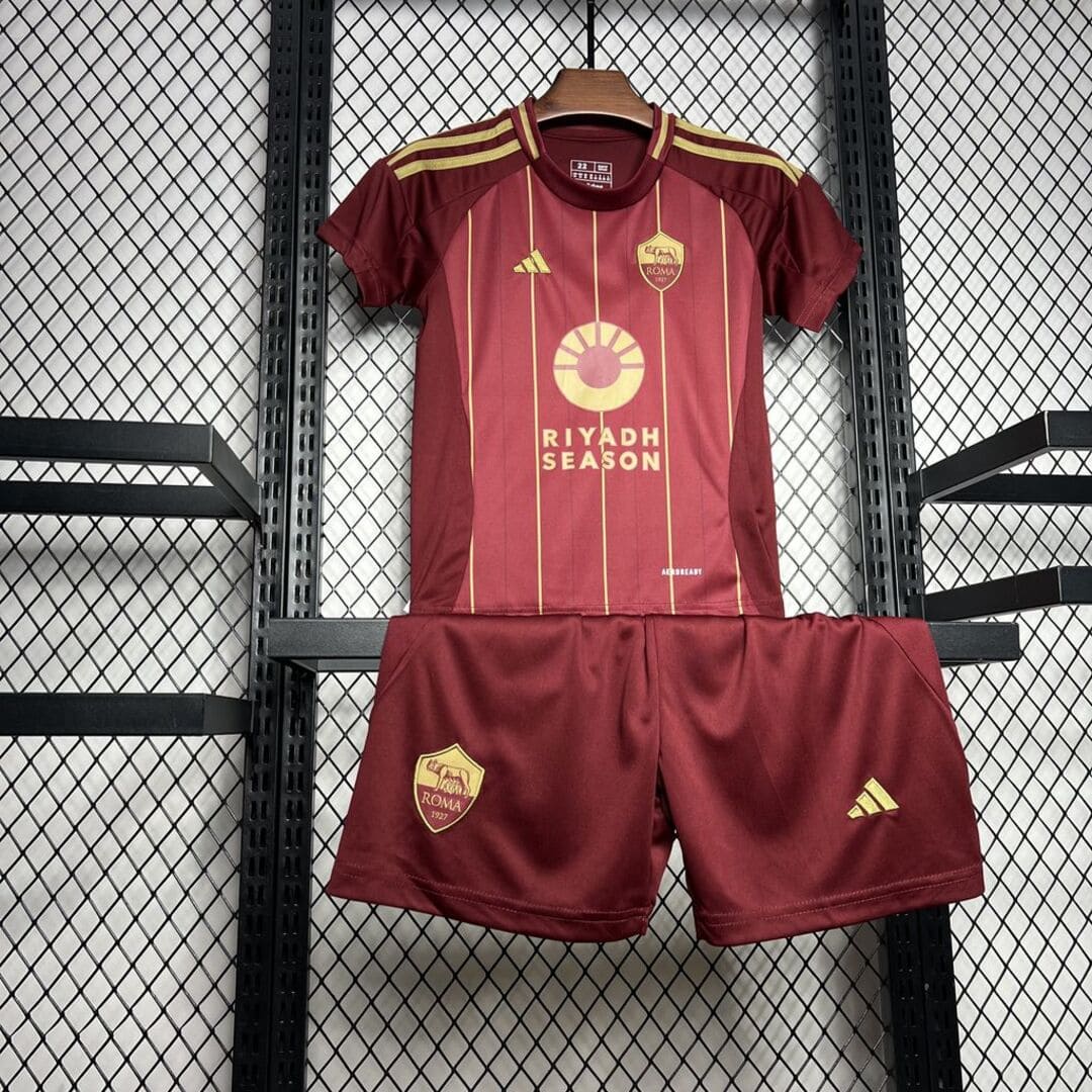 AS Roma 24/25 Maillot Domicile Kit Enfant