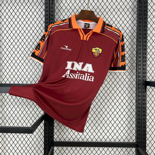 As Roma 98/99 Maillot Domicile