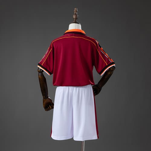 AS Roma 98/99 Maillot Domicile Kit Enfant