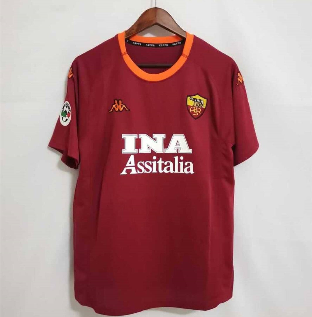 AS Roma 2000/01 Maillot Domicile