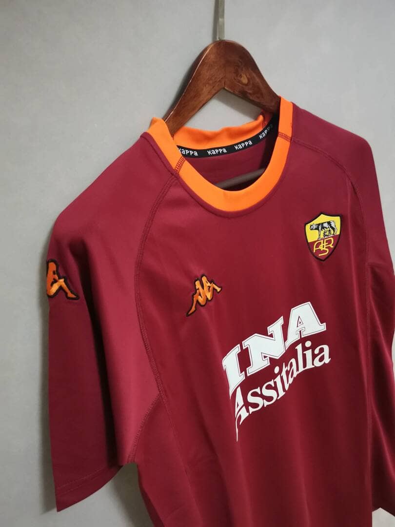 AS Roma 2000/01 Maillot Domicile