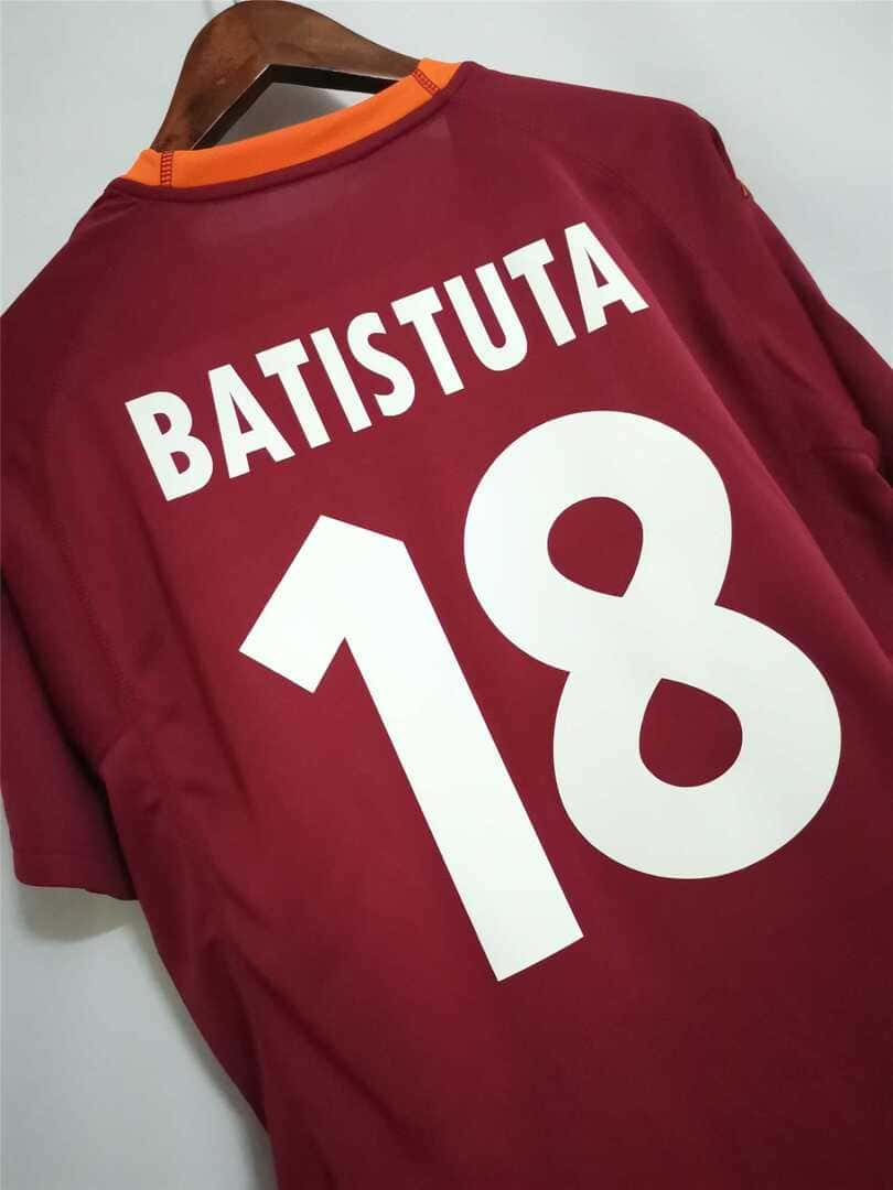 AS Roma 2000/01 Maillot Domicile