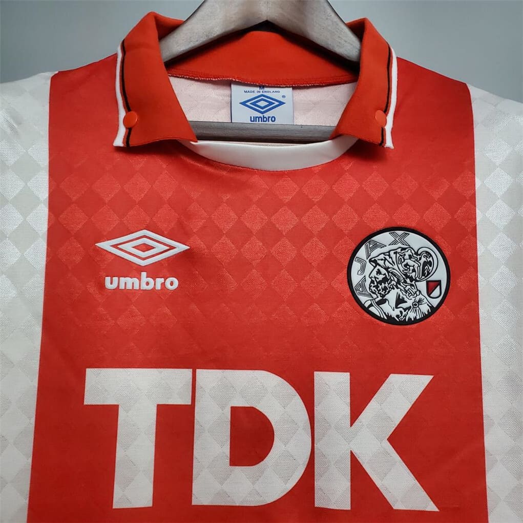 Ajax 1989/91 Maillot Domicile
