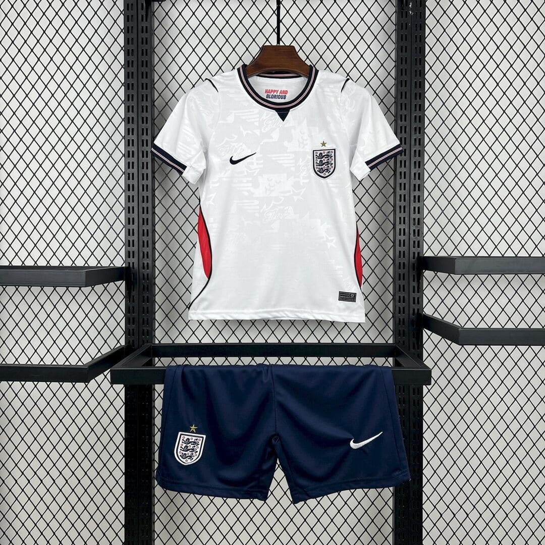 Angleterre 2026 Domicile Short Bleu Kit Enfant