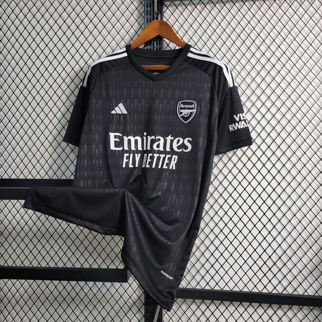 Arsenal 23/24 Maillot Gardien Noir