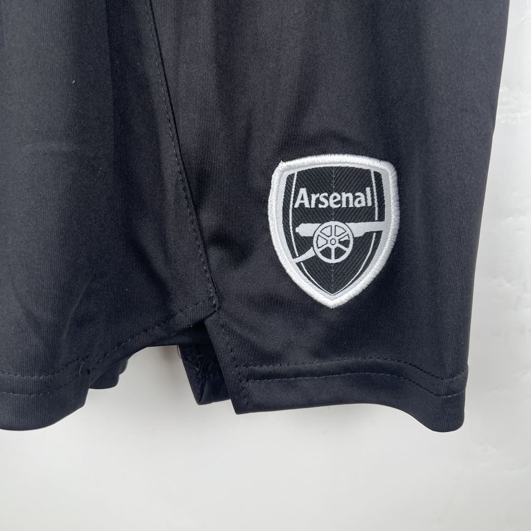 Arsenal 23/24 Gardien Noir Kit Enfant