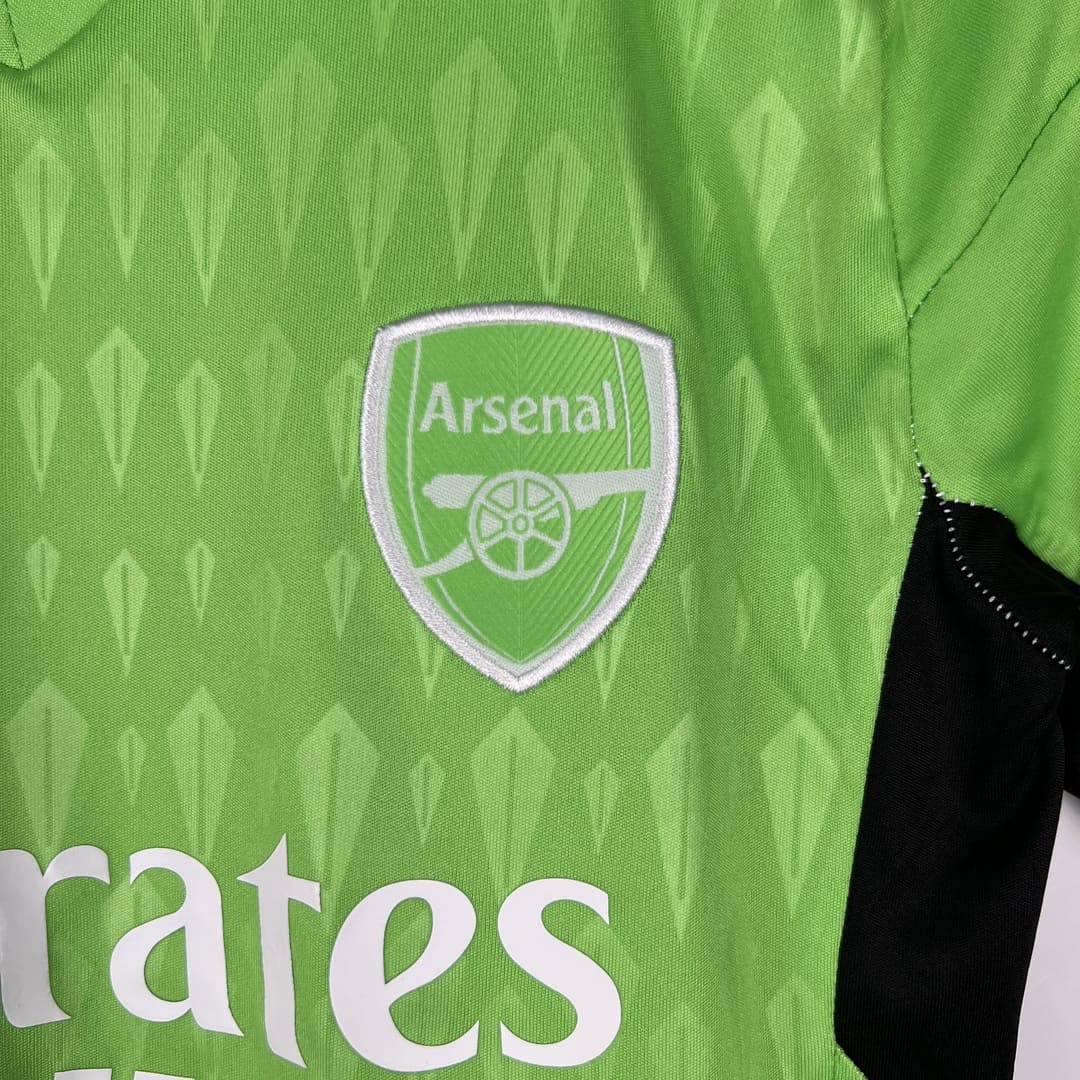 Arsenal 23/24 Gardien Vert Kit Enfant