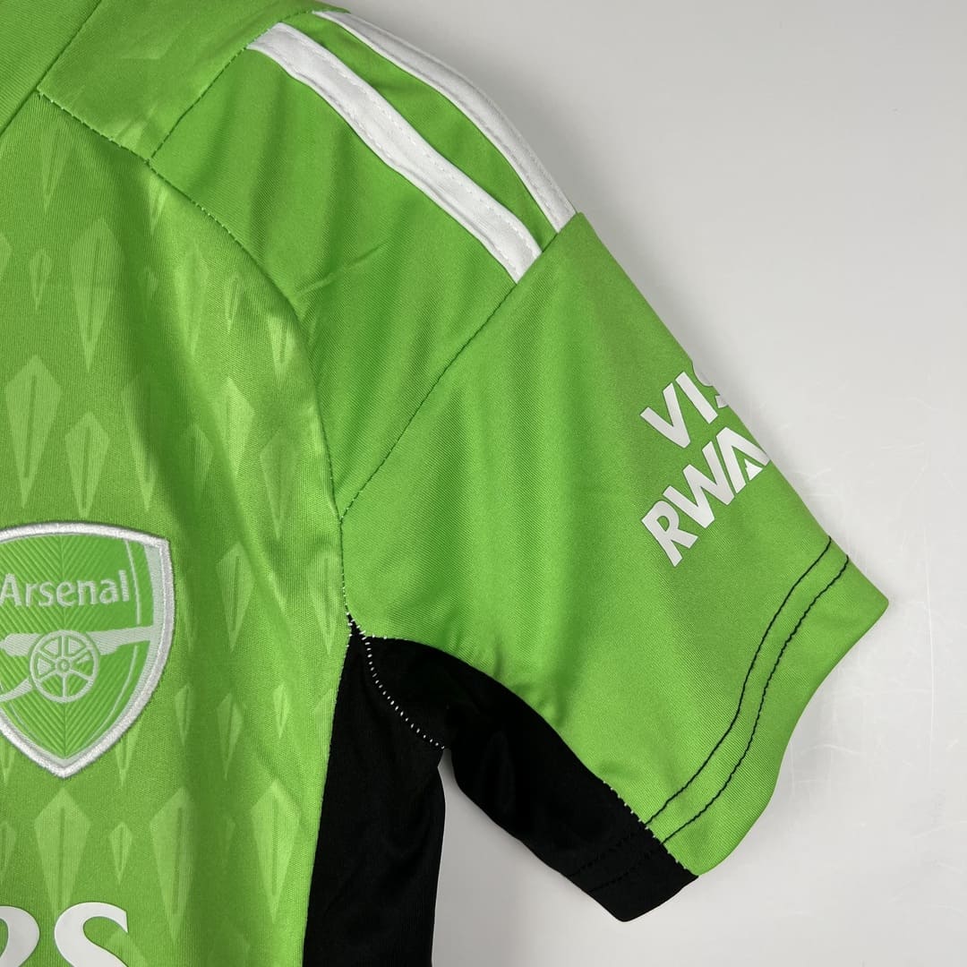 Arsenal 23/24 Gardien Vert Kit Enfant