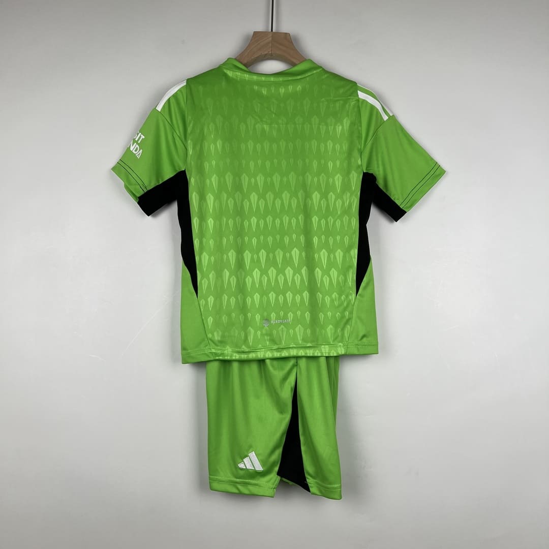 Arsenal 23/24 Gardien Vert Kit Enfant