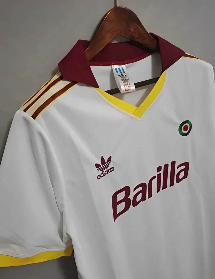 AS Roma 91/92 Maillot Extérieur