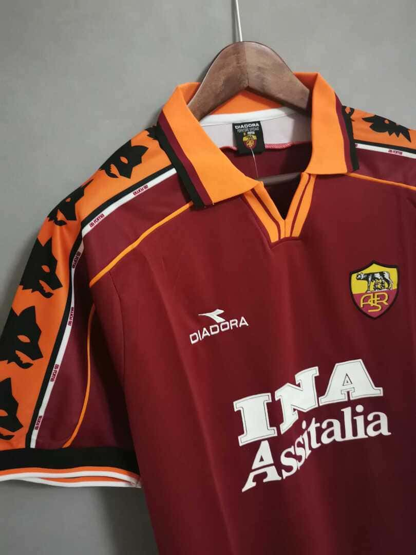 As Roma 98/99 Maillot Domicile