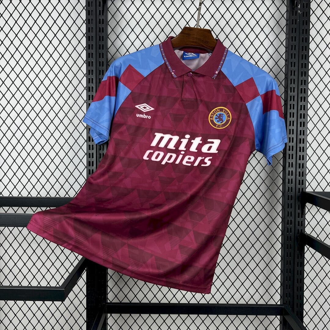 Aston Villa 90/92 Maillot Domicile