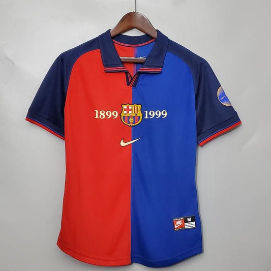 Barcelone 99/00 Maillot Domicile Centenaire