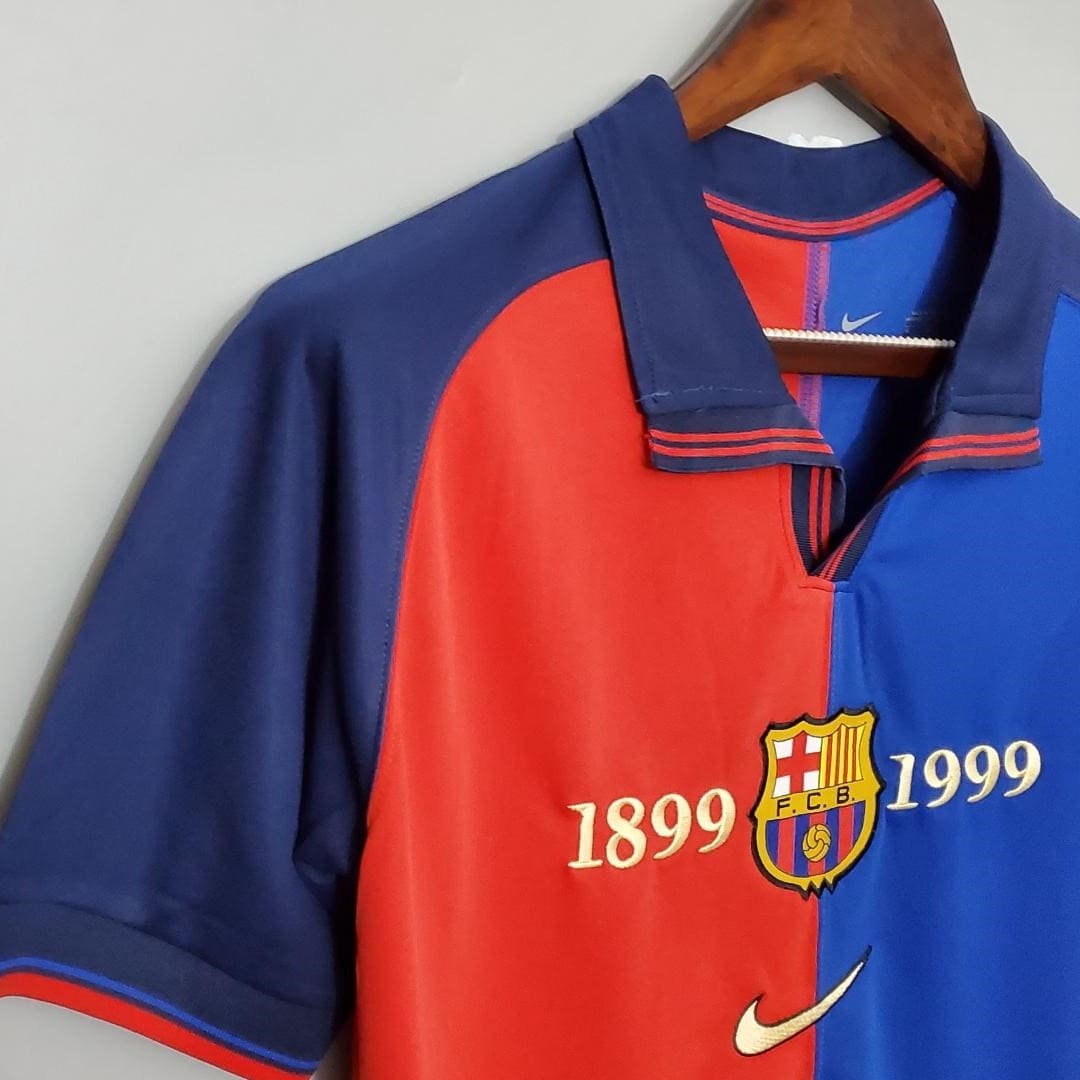 Barcelone 99/00 Maillot Domicile Centenaire