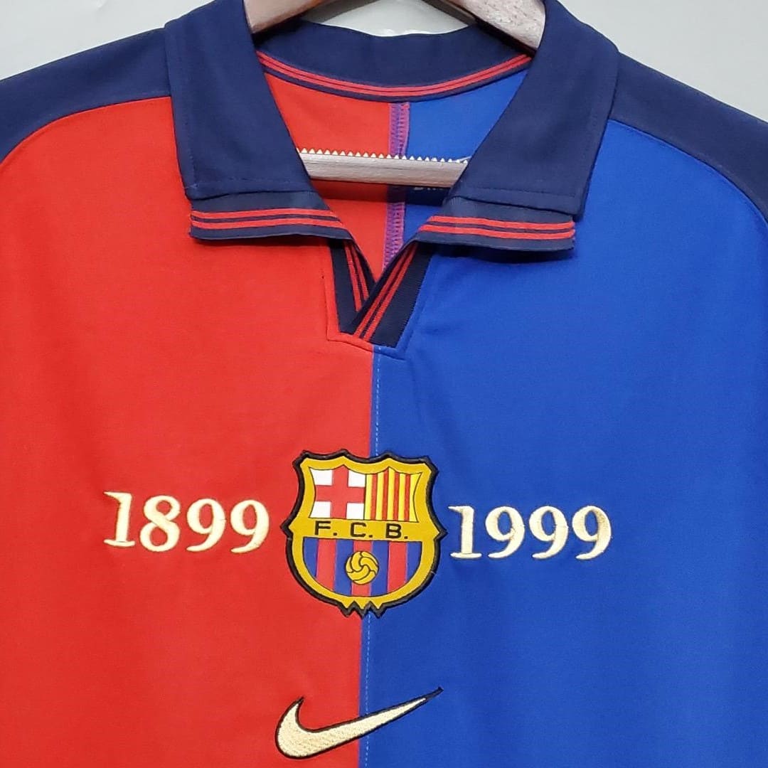 Barcelone 99/00 Maillot Domicile Centenaire