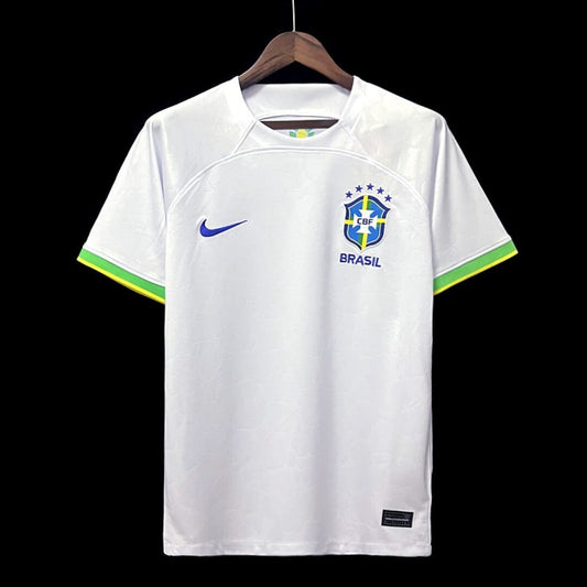 Brésil 2022 Maillot Blanc Léopard