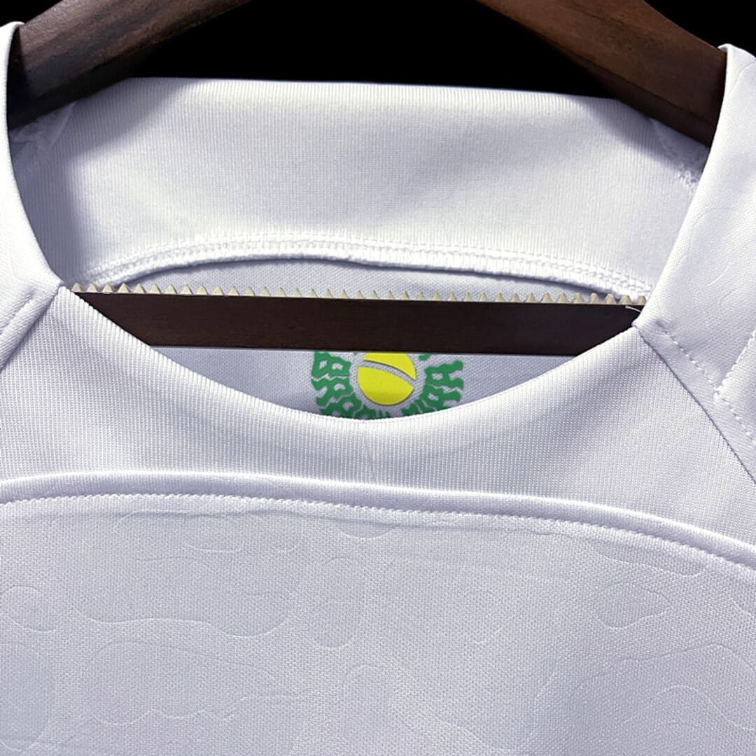 Brésil 2022 Maillot Blanc Léopard