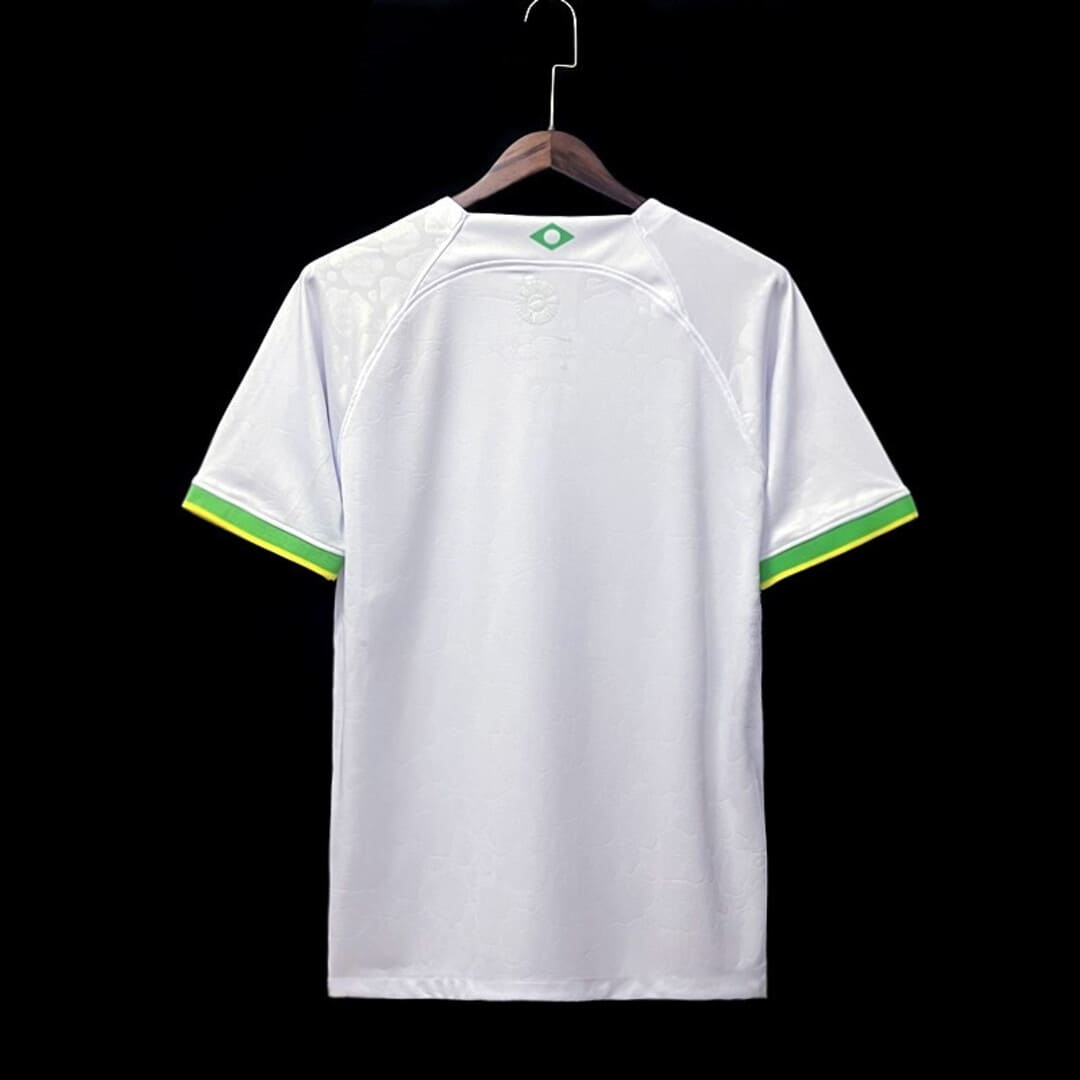 Brésil 2022 Maillot Blanc Léopard