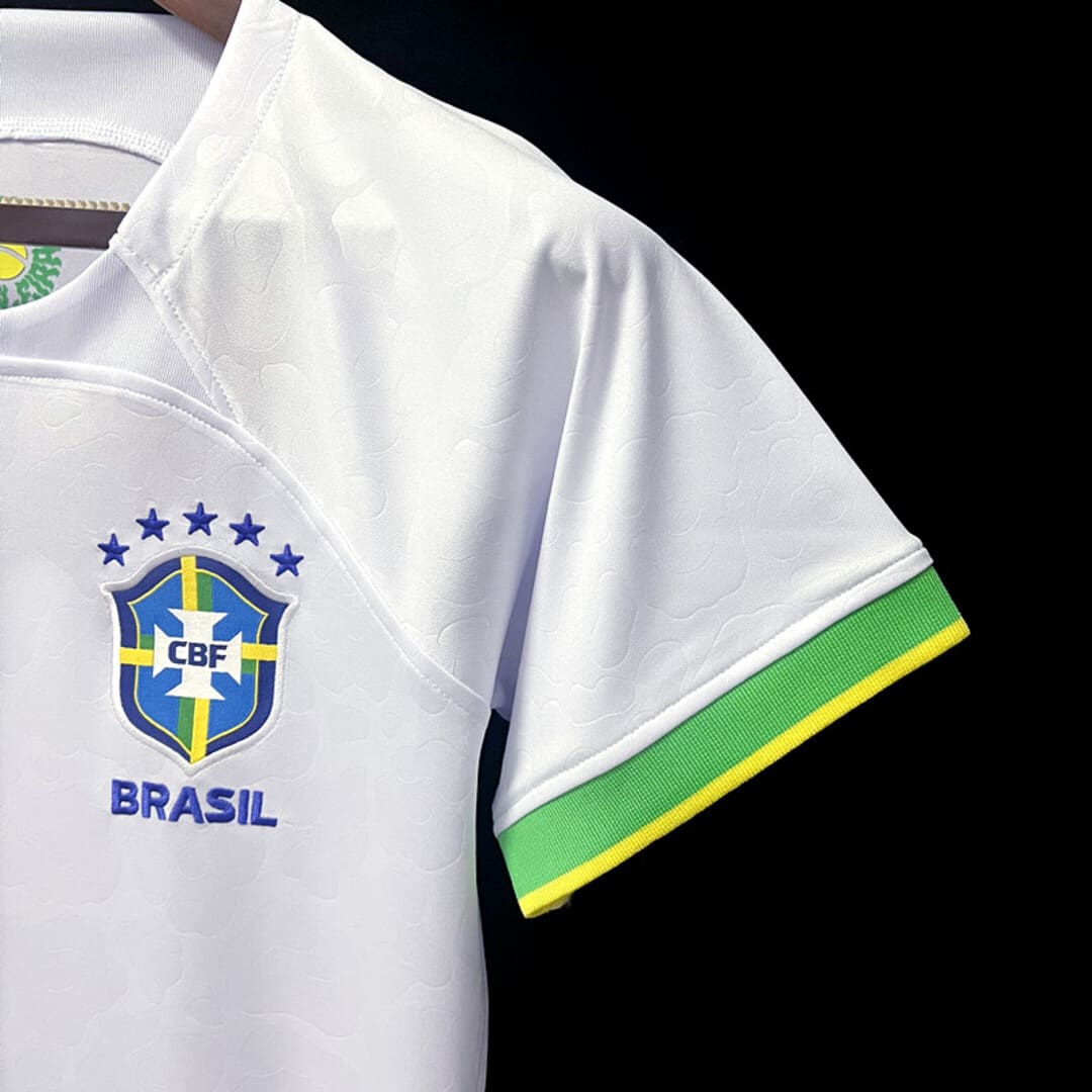 Brésil 2022 Maillot Léopard Blanc Femmes