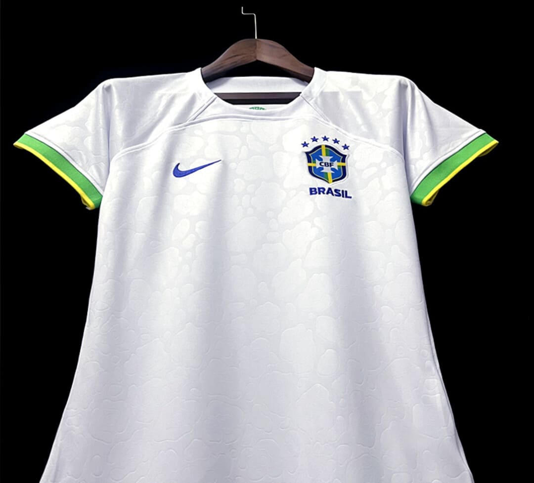 Brésil 2022 Maillot Léopard Blanc Femmes