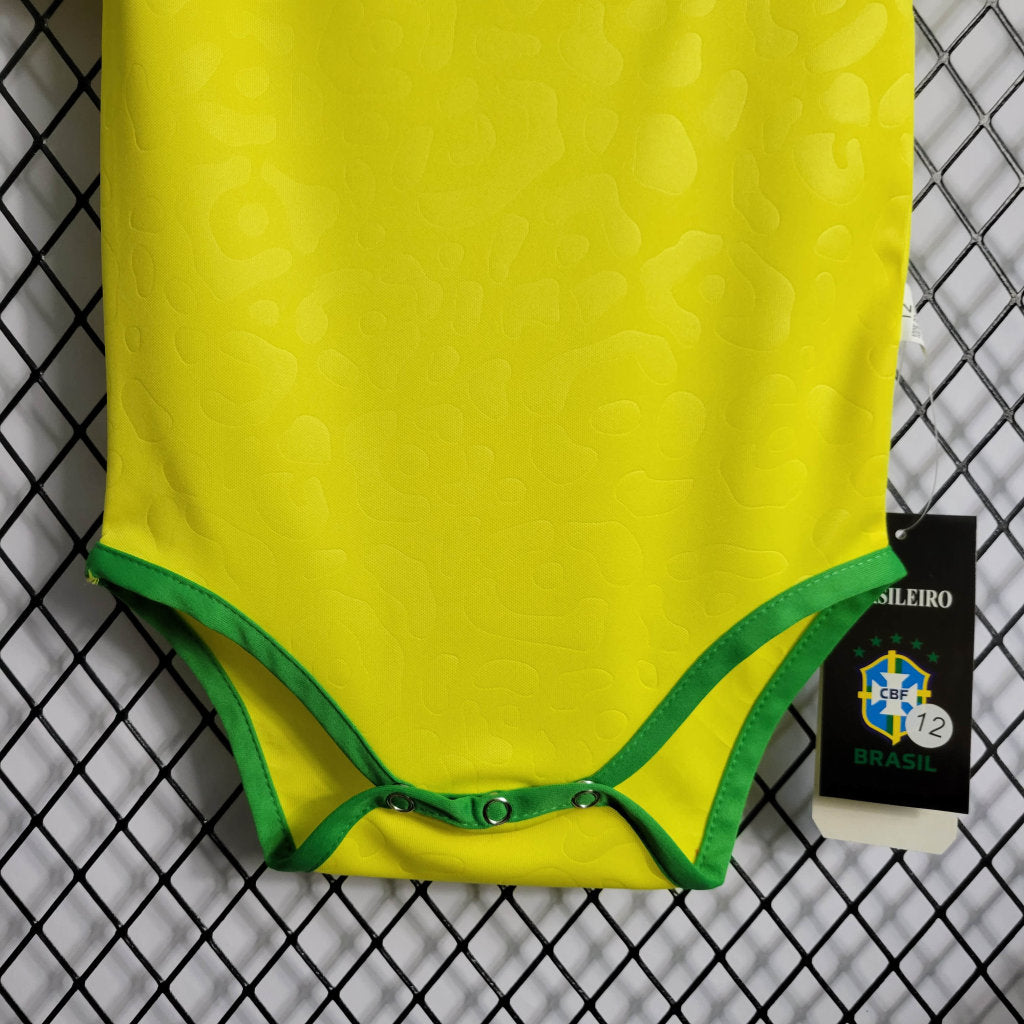 Brésil 2022 Maillot Domicile Bébé