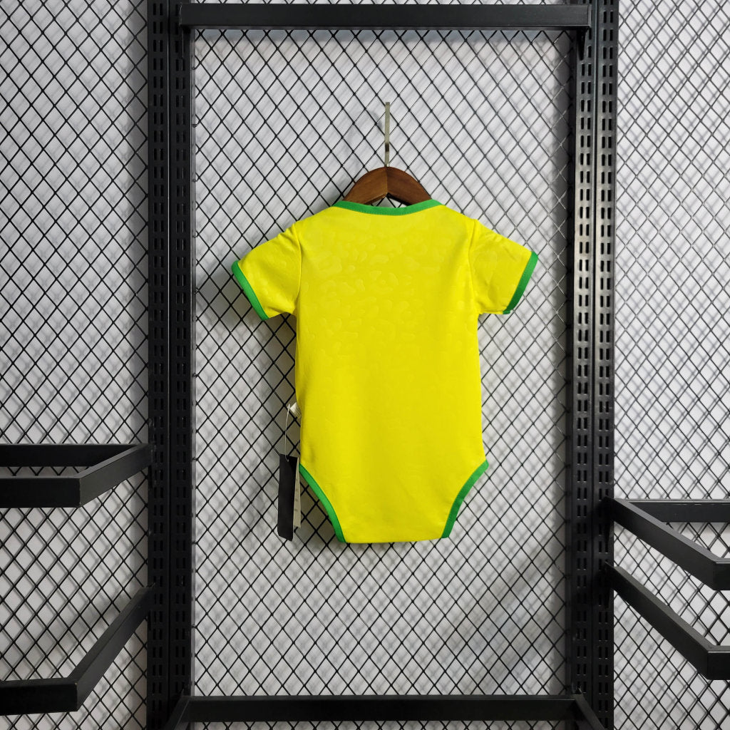 Brésil 2022 Maillot Domicile Bébé