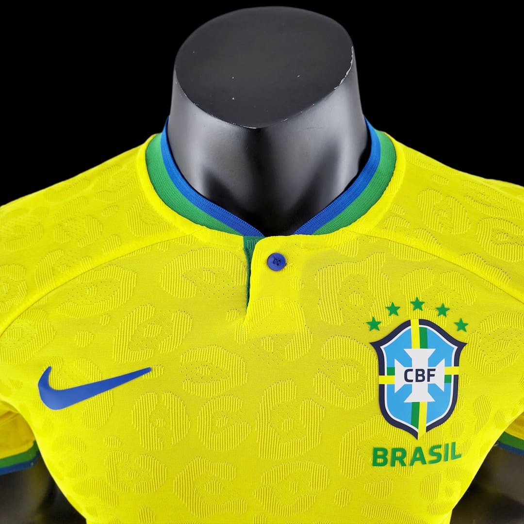 Brésil 2022 Maillot Domicile - Version Player