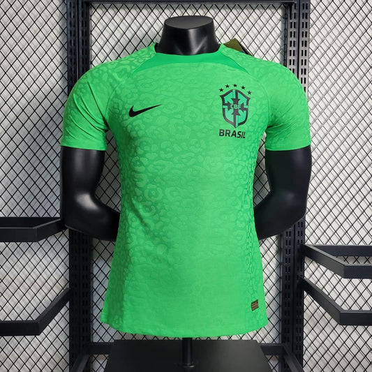 Brésil 2022 Maillot Gardien Vert - Version Player