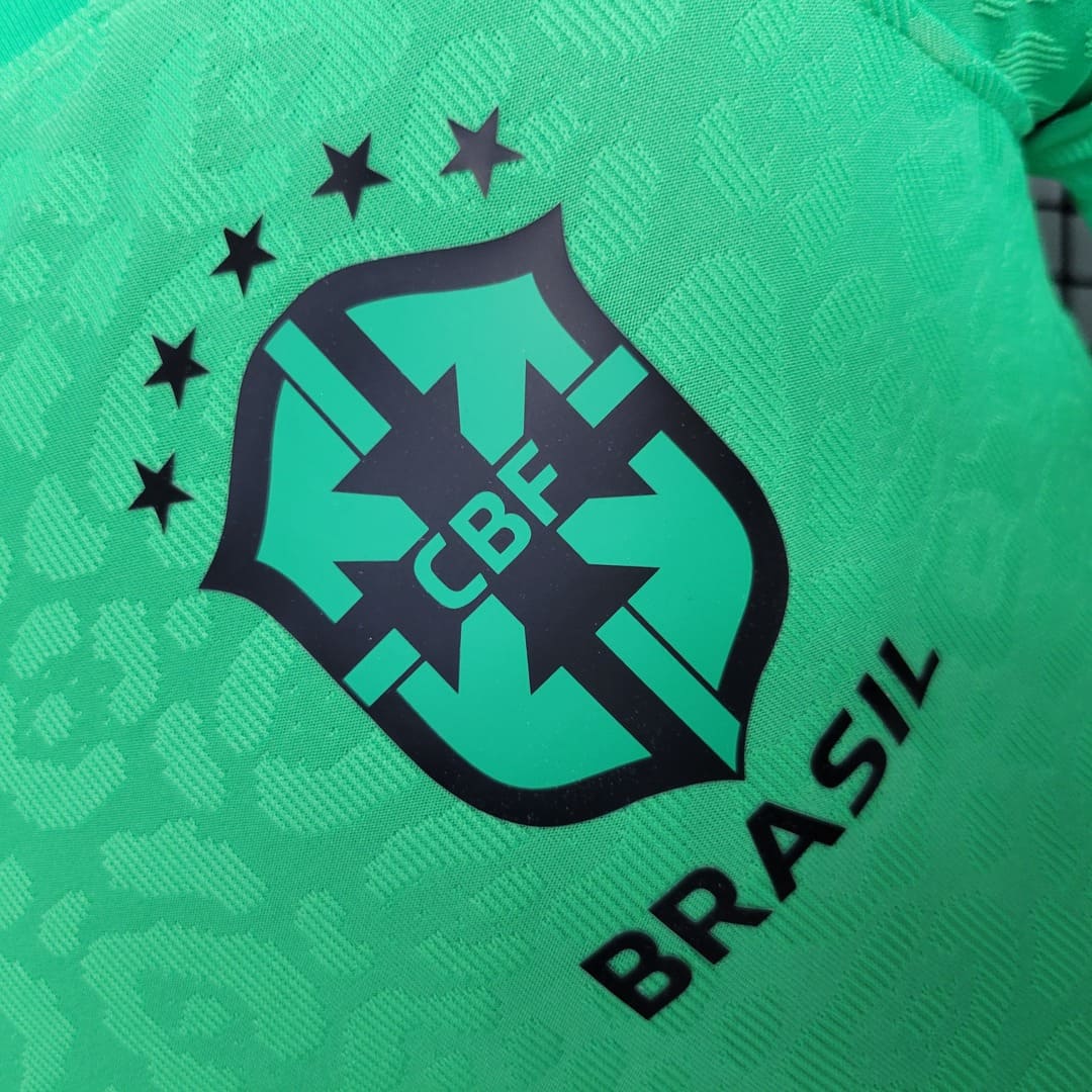 Brésil 2022 Maillot Gardien Vert - Version Player