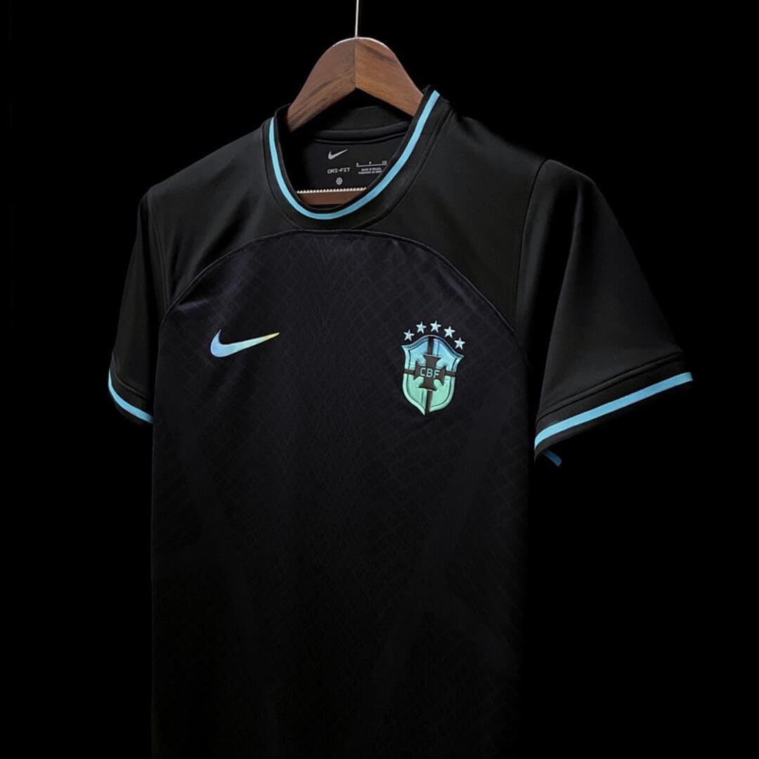 Brésil 2022 Maillot Noir & Cyan