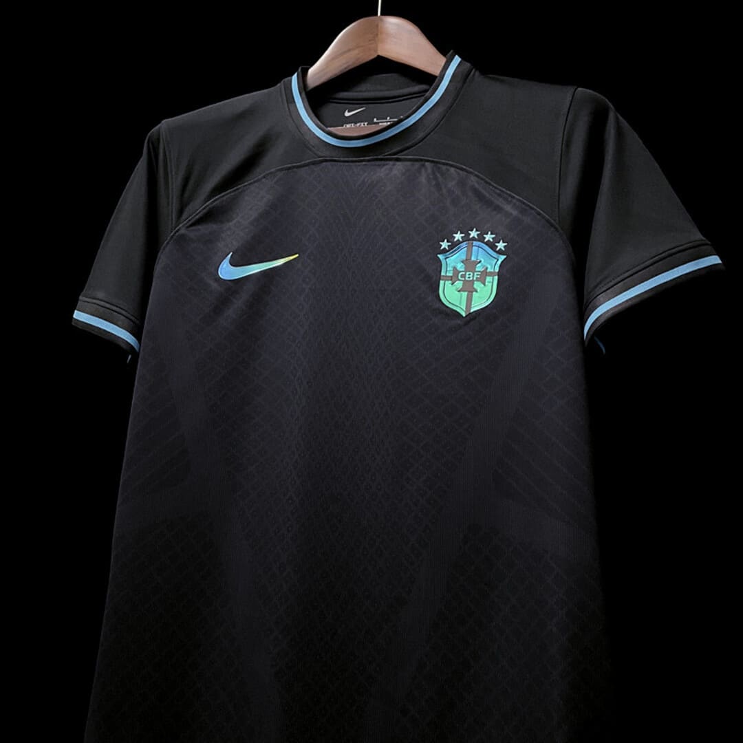 Brésil 2022 Maillot Noir & Cyan