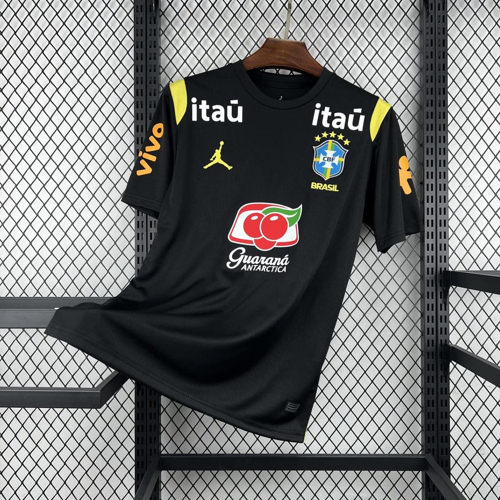 Brésil 2026 Maillot Entrainement Avec Sponsors