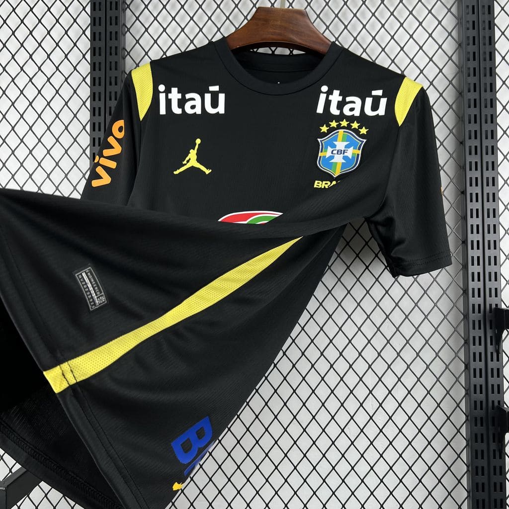Brésil 2026 Maillot Entrainement Avec Sponsors