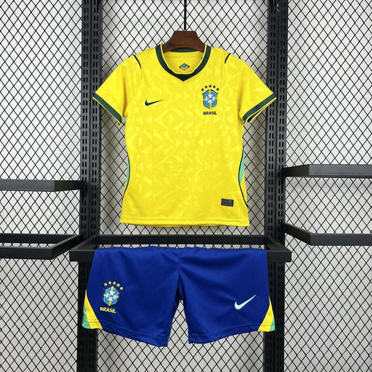 Brésil 2026 Domicile Kit Enfant