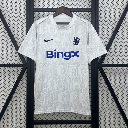 Chelsea 25/26 Maillot Entrainement Blanc